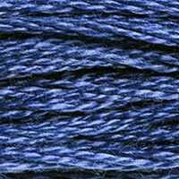 DMC #312 Midnight Blue official colour swatch