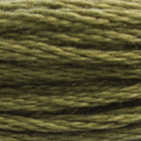 DMC #3011 Deep Olive official colour swatch