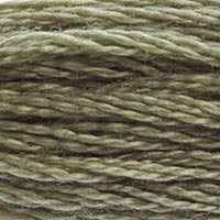 DMC #642 Umbra grey official colour swatch