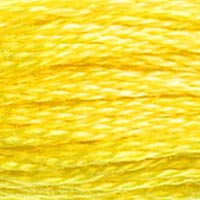 DMC #307 Lemon official colour swatch