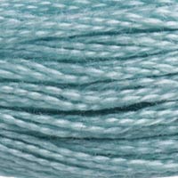 DMC #598 Pale Lagoon official colour swatch