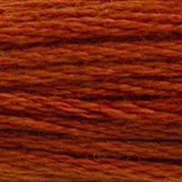 DMC #355 Red Brown official colour swatch