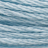 DMC #3841 Igloo Blue official colour swatch