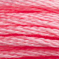DMC #957 Bubblegum Pink official colour swatch