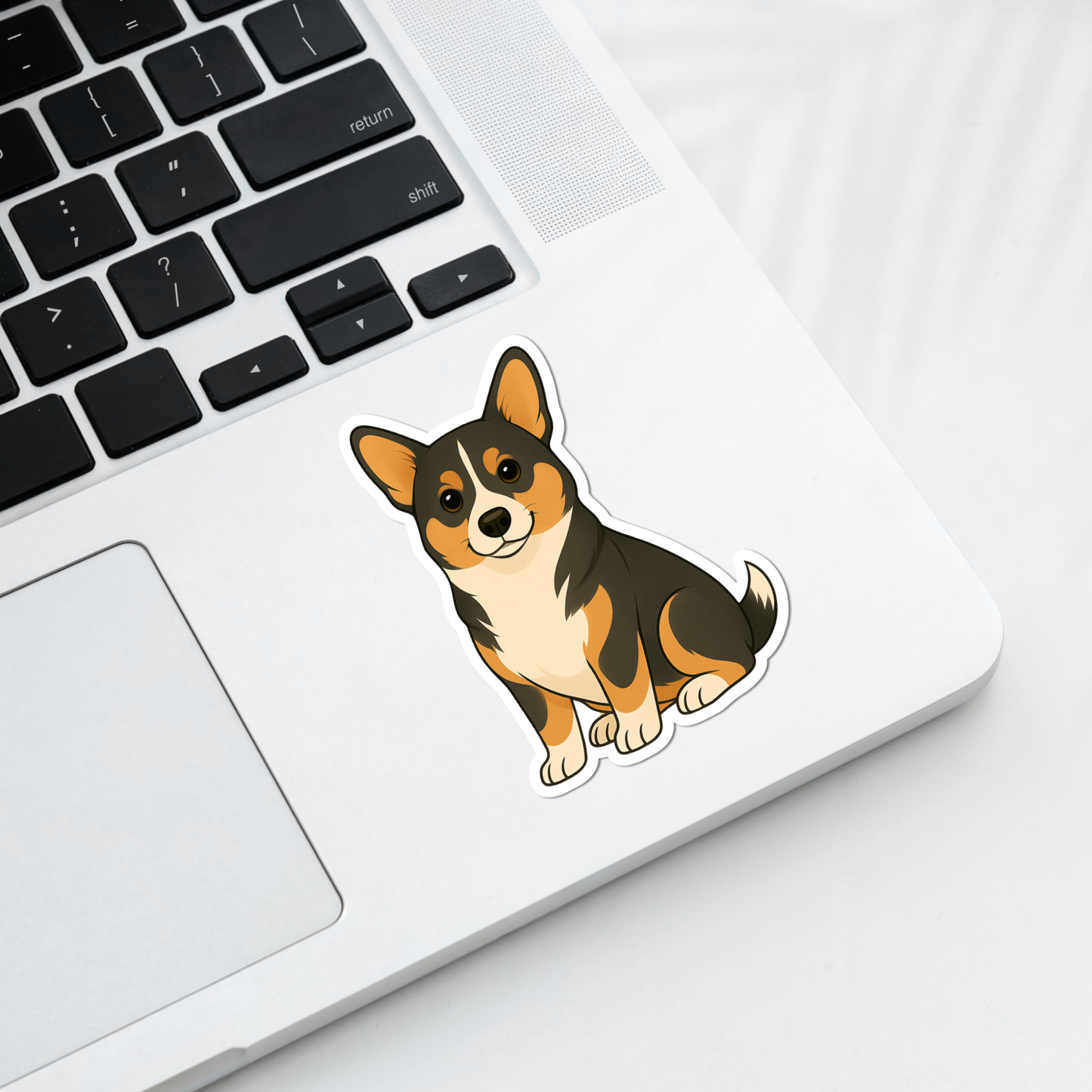Custom Pembroke Corgi Dog Sticker - Tri-colored | Personalized with Pet Name