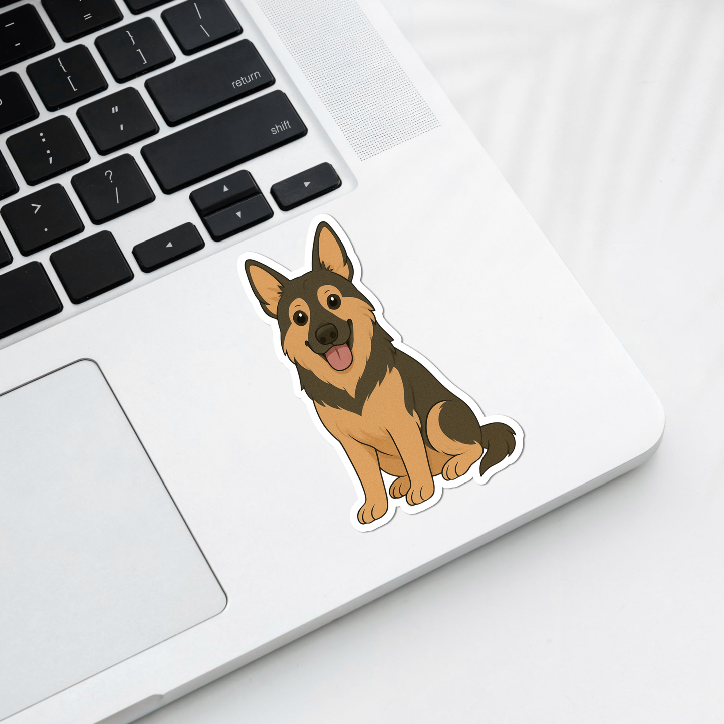 Custom German Shepherd Dog Magnet - Black and Tan | Personalized with Pet Name