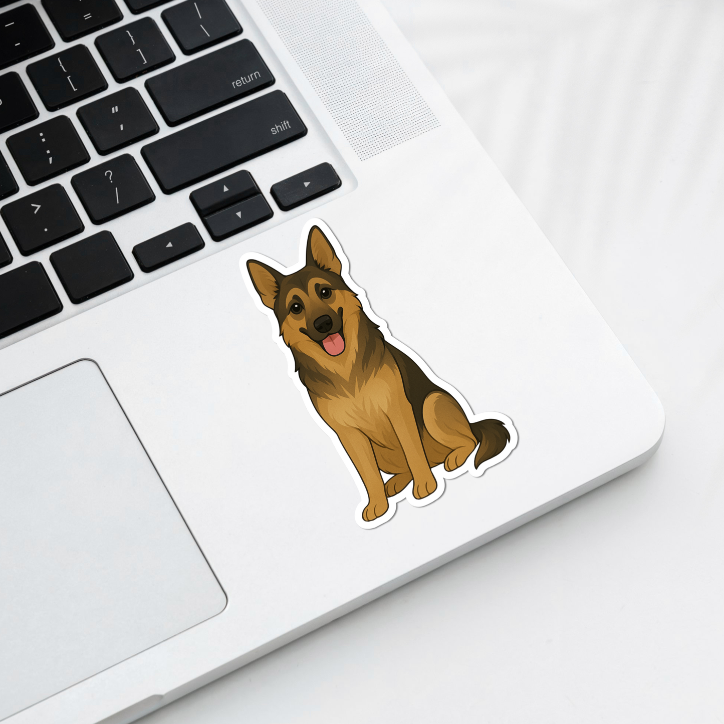 Custom German Shepherd Dog Magnet - Sable | Personalized with Pet Name