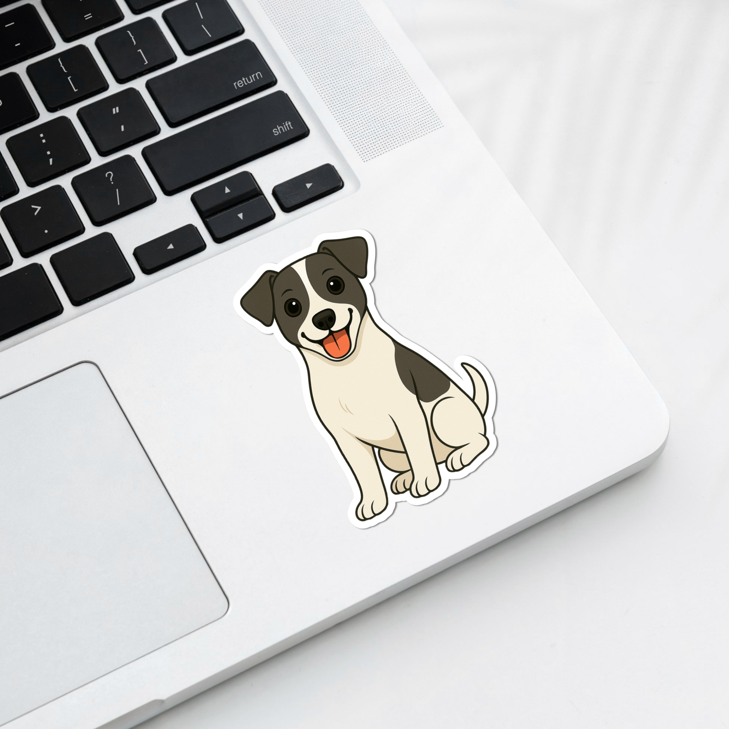 Custom Jack Russell Terrier Dog Magnet - White and Black | Personalized with Pet Name