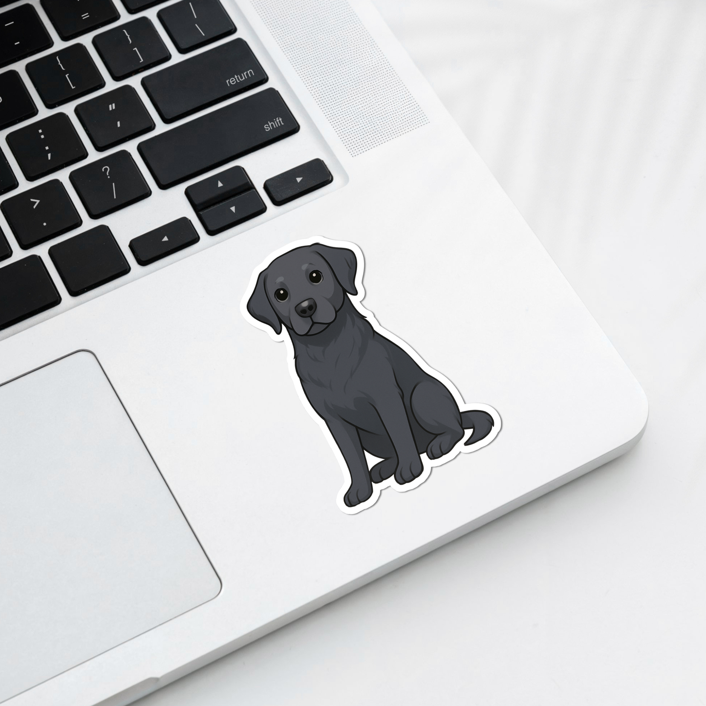 Custom Labrador Retriever Dog Magnet - Black | Personalized with Pet Name