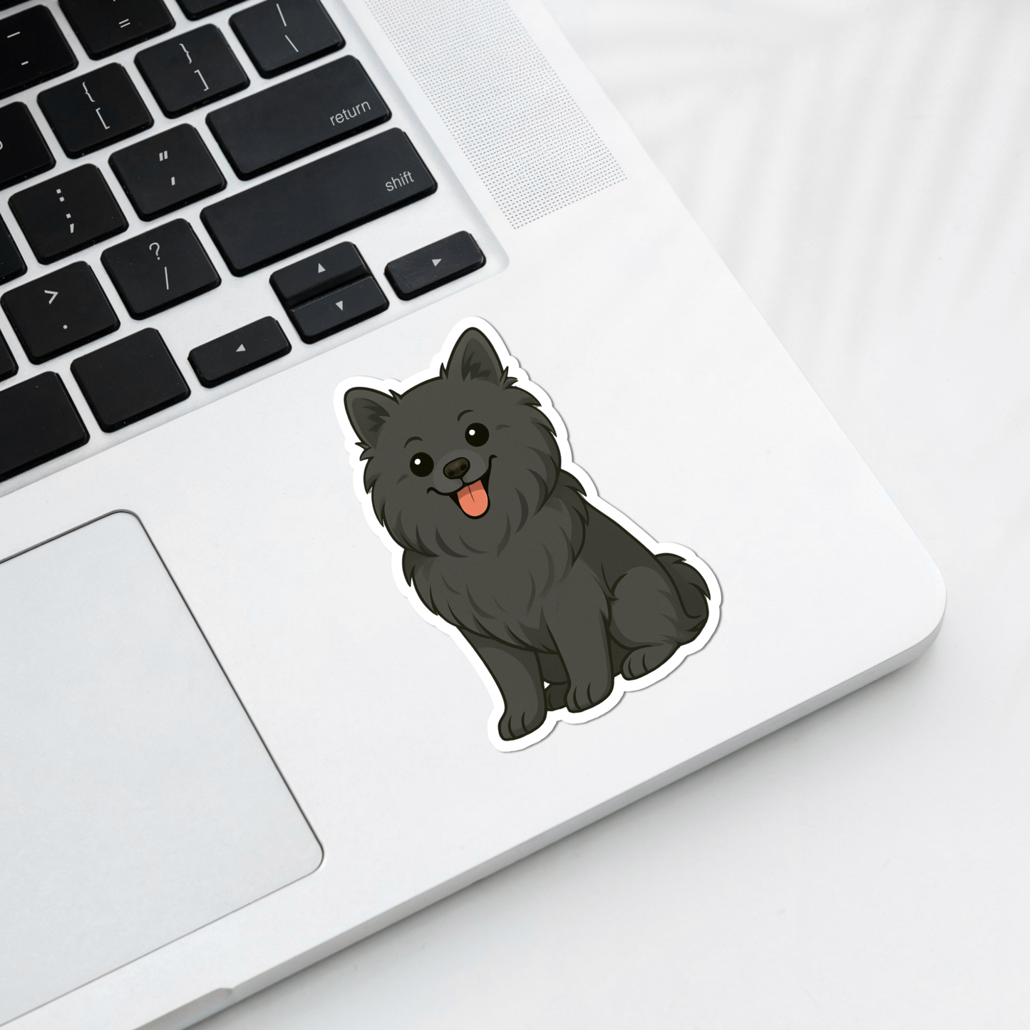 Custom Pomeranian Dog Magnet - Black | Personalized with Pet Name