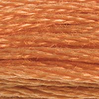 DMC #721 Papaya official colour swatch
