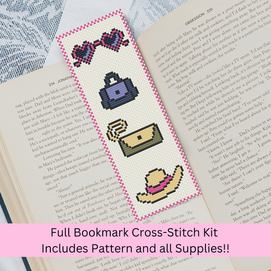 Kit de marque-pages Glam Girl – Cadeau de couture DIY pour débutants