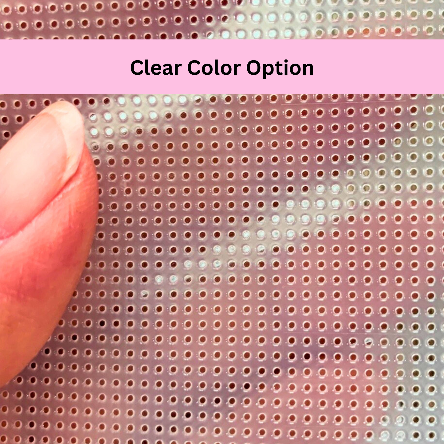 Toile plastique 14 fils pour point de croix et broderie