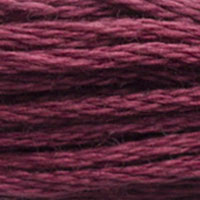 DMC #3802 Aubergine official colour swatch
