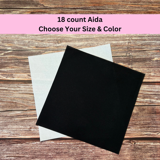 Toile Aida 16 fils pour point de croix - Plusieurs tailles disponibles