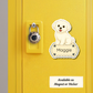 Custom Maltese Dog Sticker - White | Personalized with Name