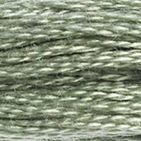 DMC #522 Lattice Green official colour swatch