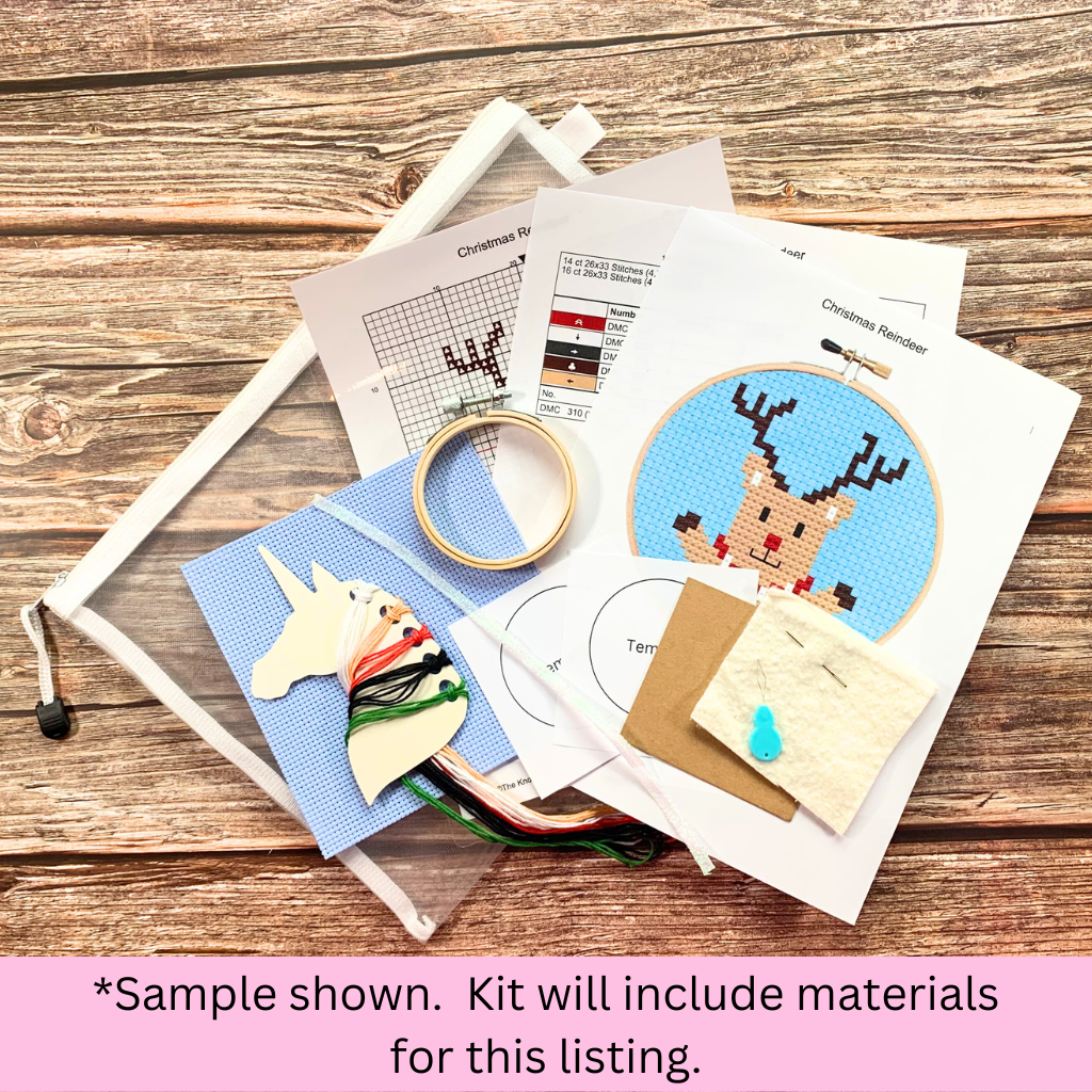 Kit de bricolage Pingouin (cerceau de 3 pouces)