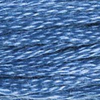 DMC #826 Tuareg Blue official colour swatch
