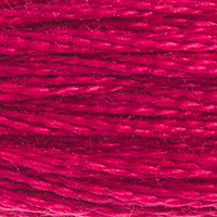DMC #498 Red Kiss official colour swatch