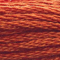 DMC #919 Terracotta Brown official colour swatch