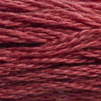 DMC #3721 Pink Earth official colour swatch