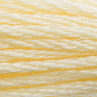 DMC #3823 Moonshine official colour swatch