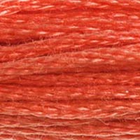DMC #351 Coral official colour swatch