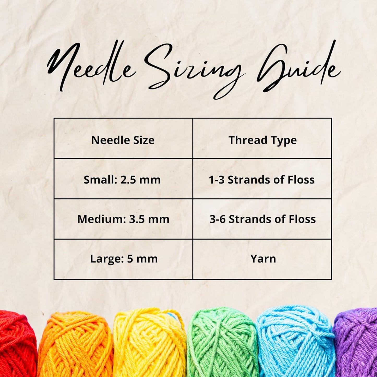 Kit d'aiguilles à poinçonner réglables – 3 tailles d'aiguilles + enfile-aiguilles