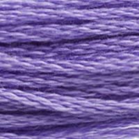 DMC #155 Metallic Mauve official colour swatch