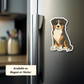 Custom Australian Shepherd Dog Sticker - Tri Colored | Personalized with Name