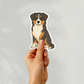 Custom Australian Shepherd Dog Sticker - Tri Colored | Personalized with Name