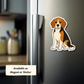 Custom Beagle Dog Sticker - Tri-color | Personalized with Name