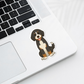 Custom Bernedoodle Dog Sticker - Tri-color | Personalized with Name