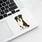 Custom Border Collie Dog Sticker - Black and White | Personalized with Name