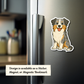 Custom Border Collie Dog Magnet / Bookmark - Blue Merle