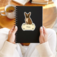 Custom Boston Terrier Dog Sticker - Brindle and White | Personalized with Name