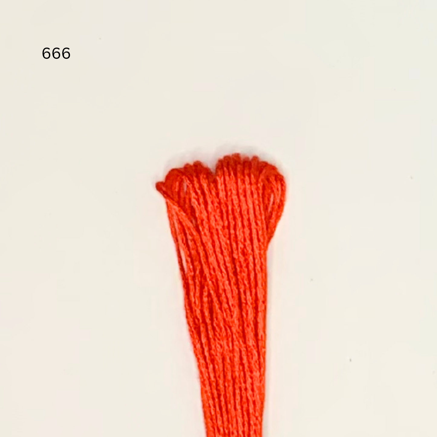 CXC #666 - Bright Red - 6-Strand Cotton Floss