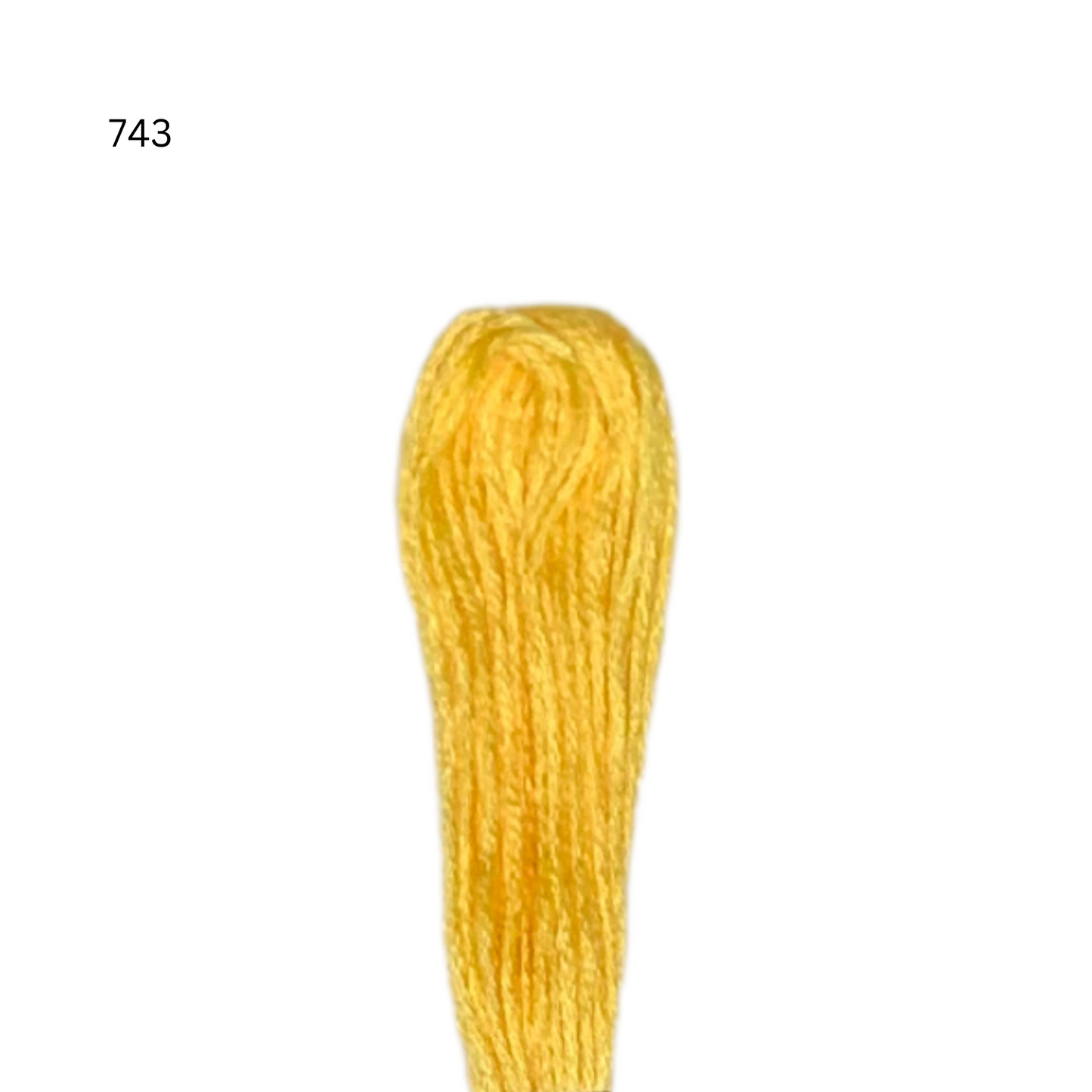 CXC #743 - Medium Yellow - 6-Strand Cotton Floss