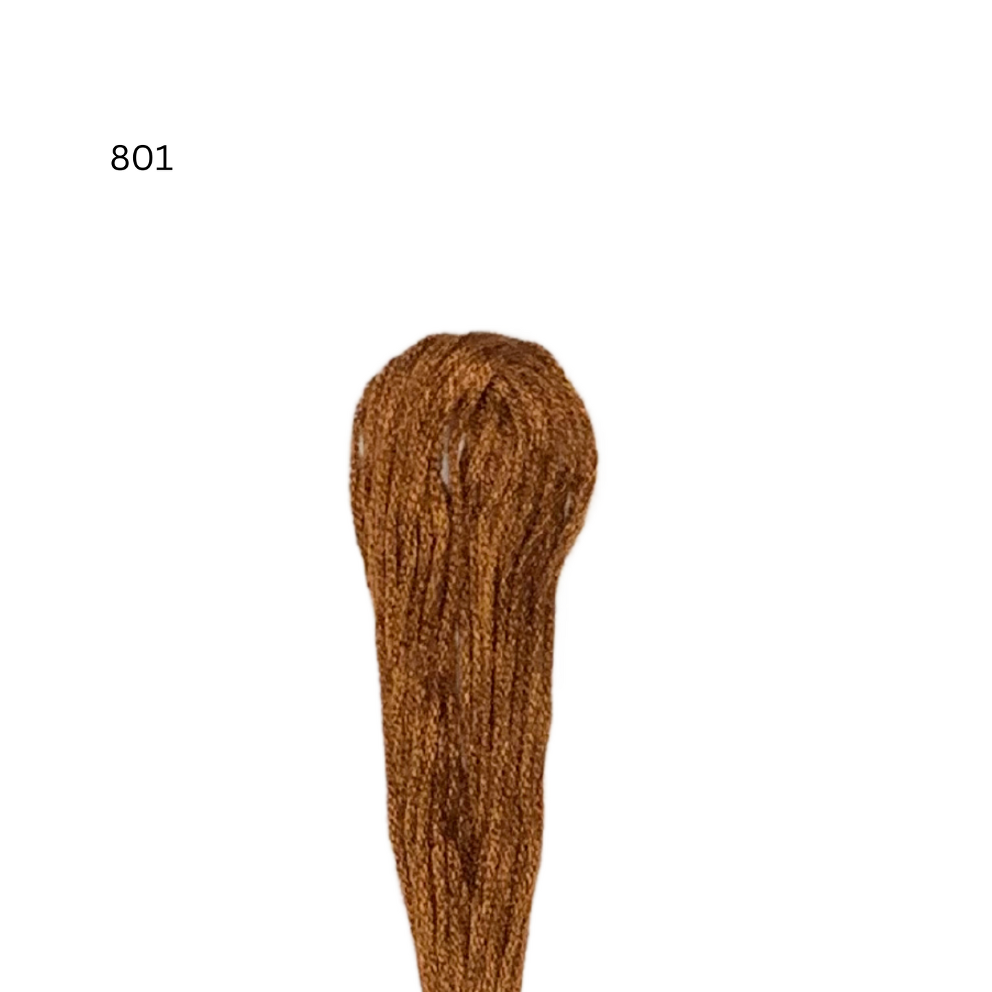 CXC #801 - Brun café foncé - Fil de coton à 6 brins