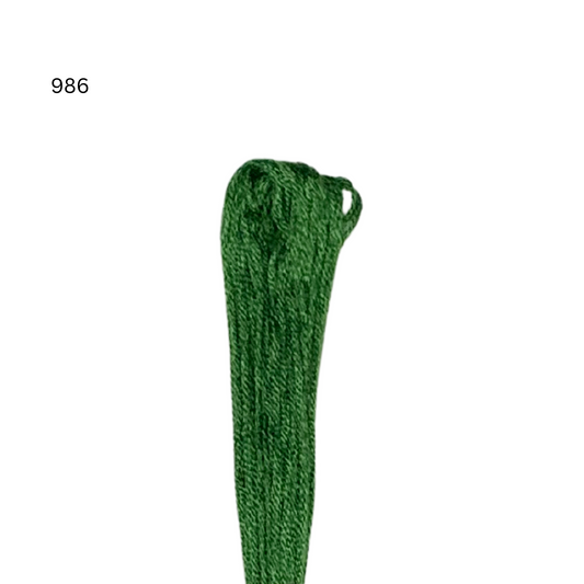 CXC #986 - Vert forêt très foncé - Fil de coton à 6 brins