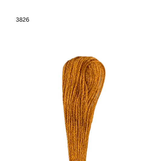 CXC #3826 - Dark Apricot - 6-Strand  Cotton Floss