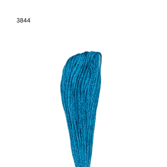 CXC #3844 - Turquoise vif - Fil de coton à 6 brins