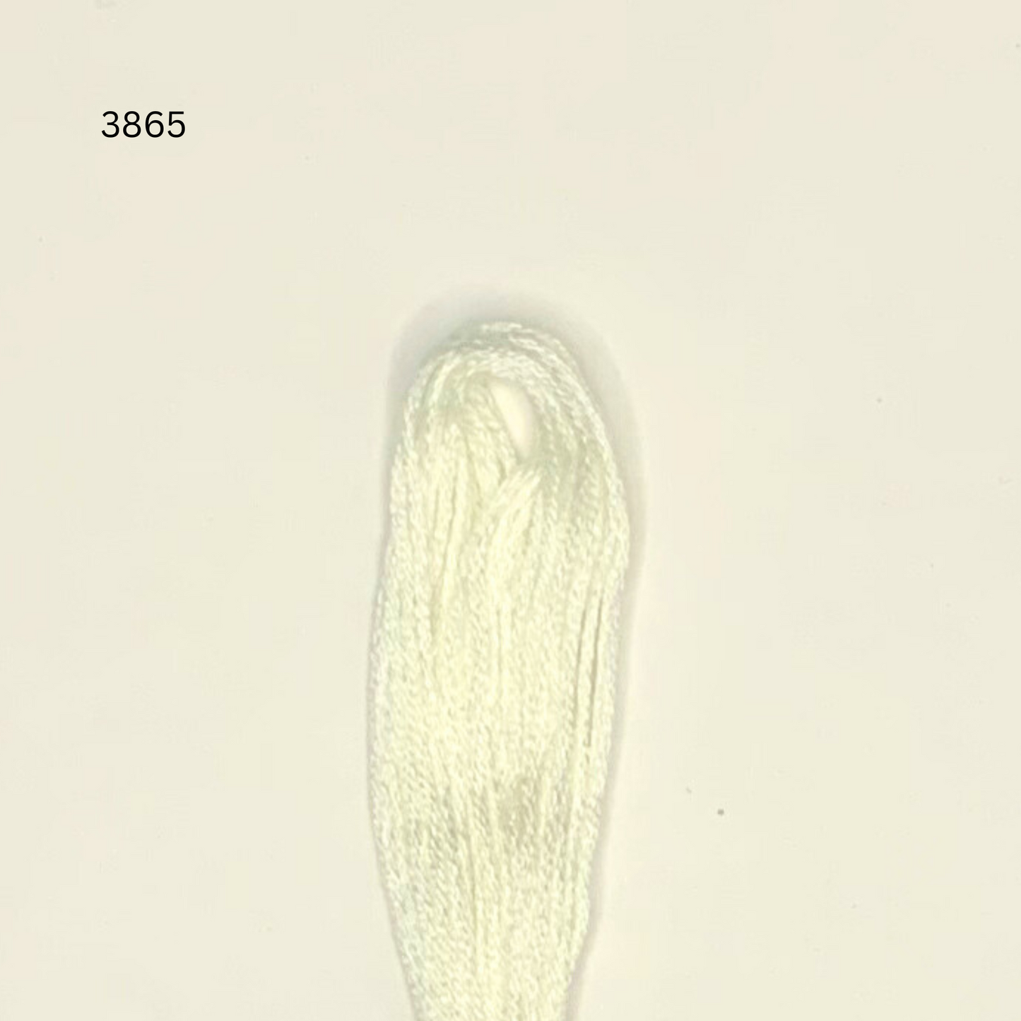 CXC #3865 - Blanc d'hiver - Fil de coton à 6 brins