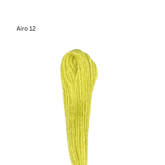 Airo #012 - Vert tendre - Fil de coton 6 brins