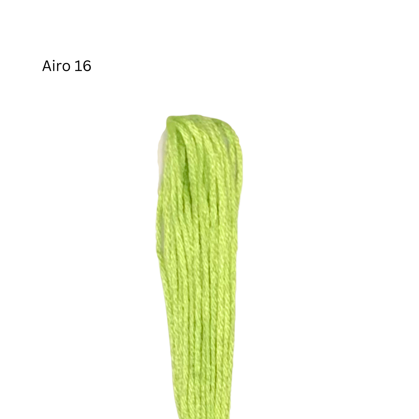 Airo #016 - Light Chartreuse - 6-Strand Cotton Floss