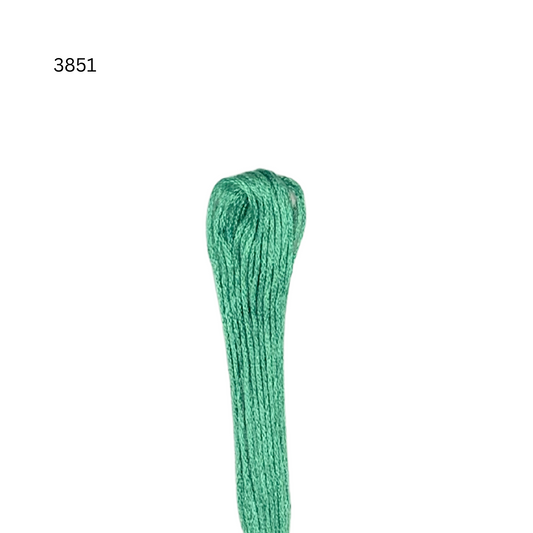 CXC #3851 - Bleu bébé - Fil de coton à 6 brins