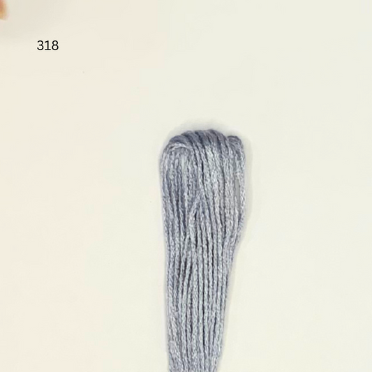 CXC #318 - Steel Gray Light - 6-Strand Cotton Floss