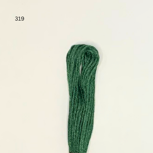 CXC #319 - Pistachio Green Very Dark - 6-Strand Cotton Floss