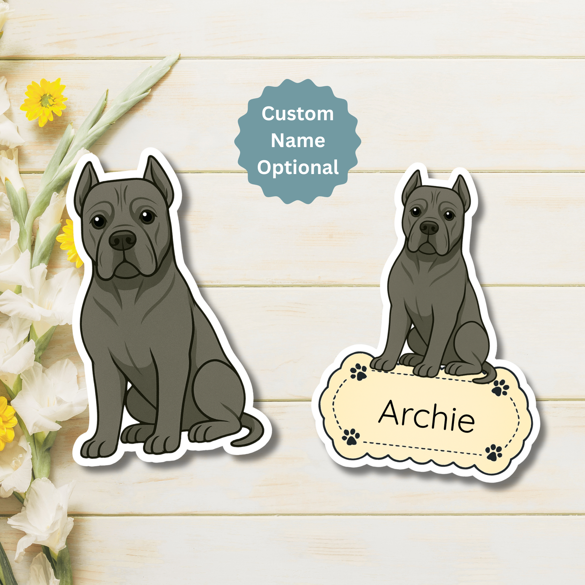 Cane Corso - Gray dog merchandise hero